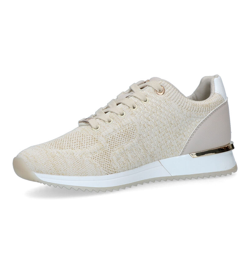 Mexx Gitte Glitter Blauwe Sneakers voor dames (337399) - geschikt voor steunzolen