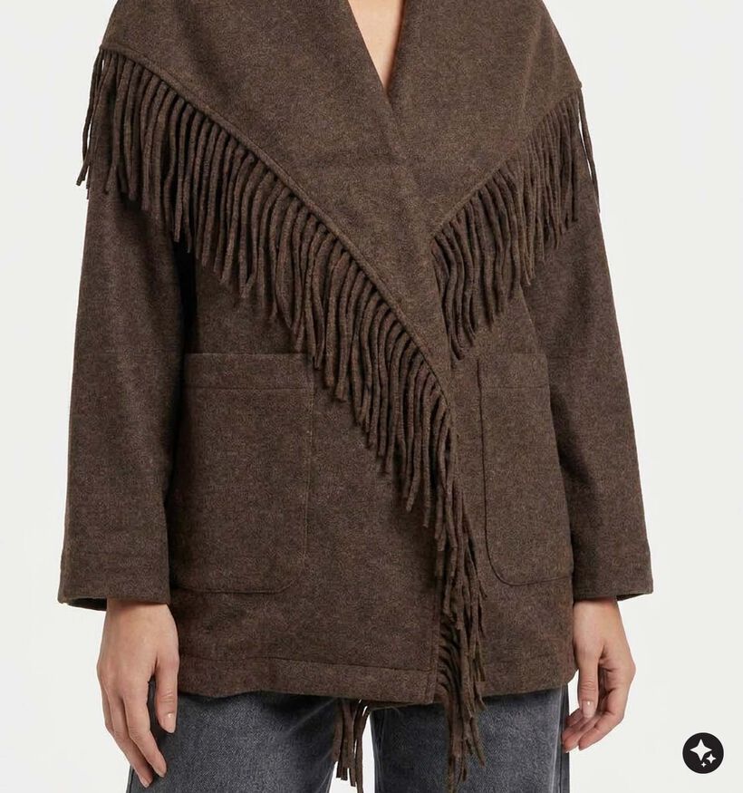 Minuit Douze Tzigane Manteau en Marron pour femmes (381868)