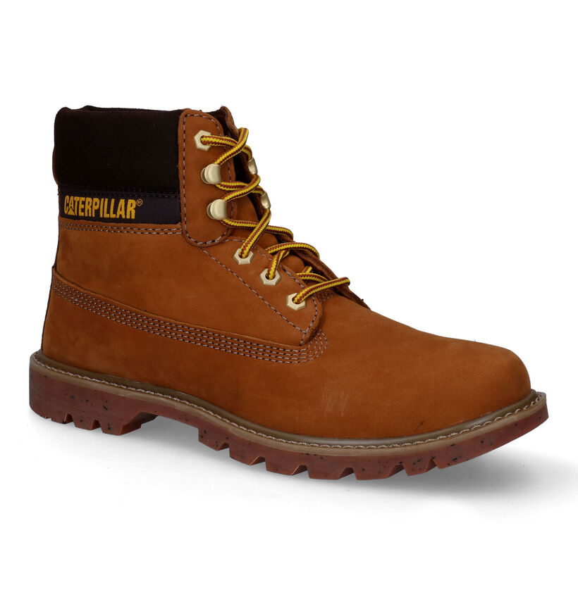 Caterpillar Colorado Cognac Bottines in daim (295022)