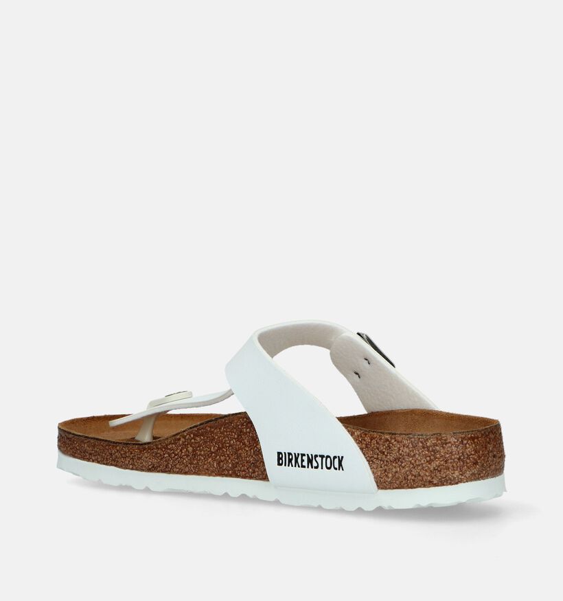 Birkenstock Gizeh Tongs en Blanc pour femmes (338059)