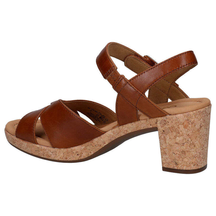 Gabor Sandales en Cognac en cuir (274038)