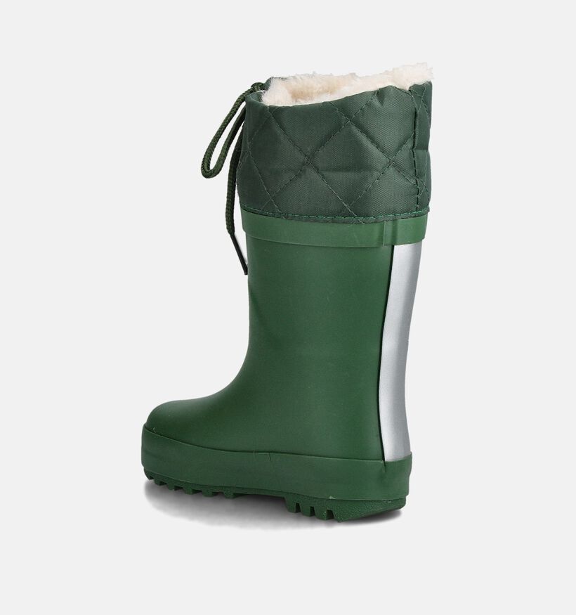 Xplor Rainboot Bottes de Pluie doublées en Vert pour filles, garçons (360162) - pour semelles orthopédiques