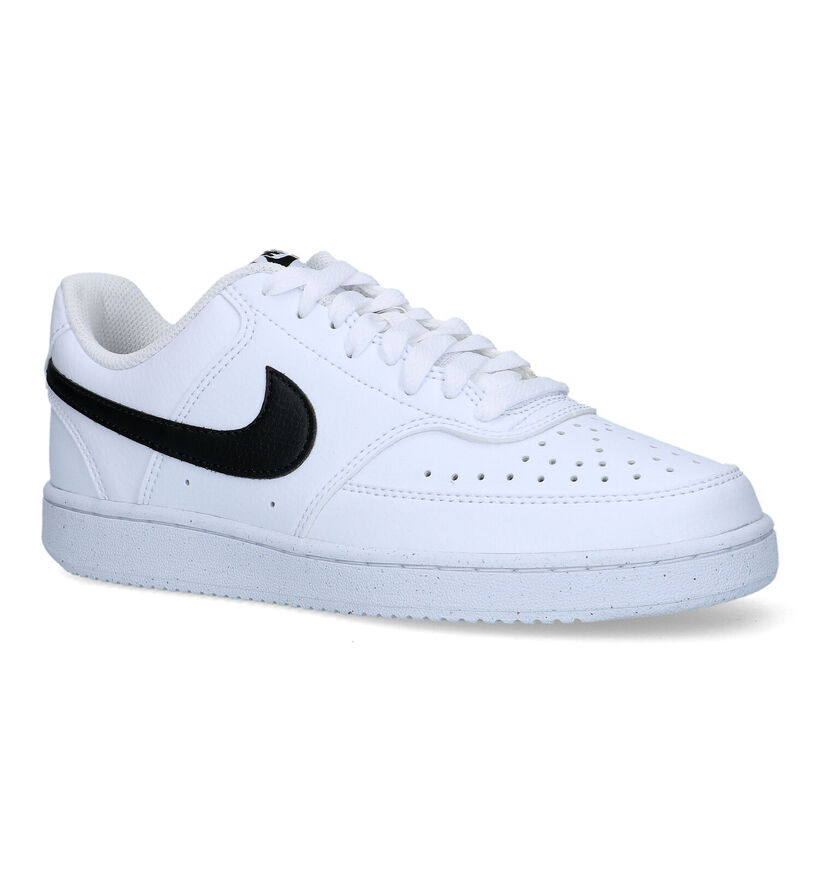 Nike Court Vision Low Next Nature Baskets en Blanc pour femmes (339841)