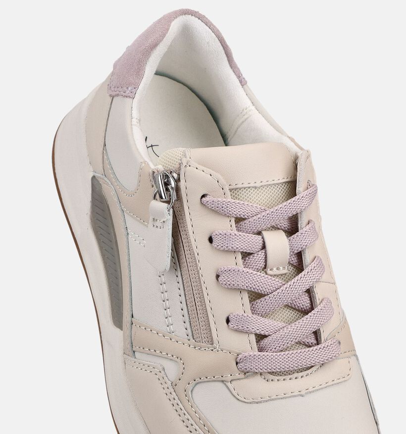 Gabor Rollingsoft Baskets en Blanc pour femmes (368409) - pour semelles orthop&eacute;diques