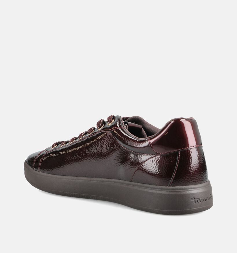 Tamaris Bordeaux Lage Sneakers voor dames (376679) - geschikt voor steunzolen