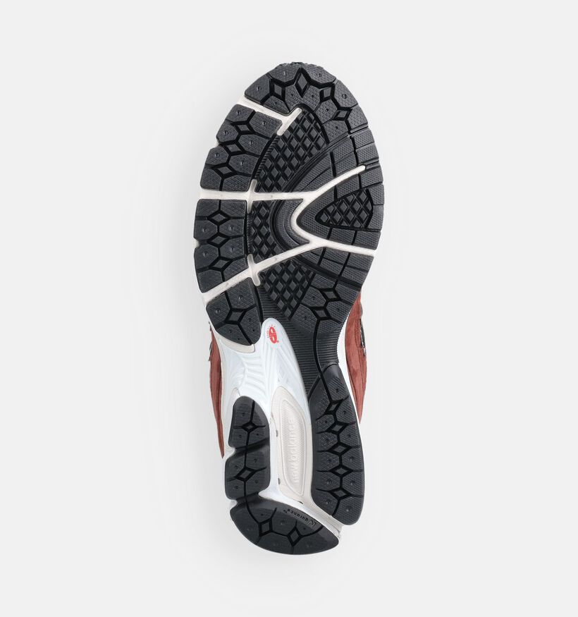 New Balance 2002 Baskets en Marron pour hommes (375120) - pour semelles orthop&eacute;diques