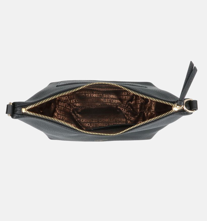 Crinkles Zwarte Crossbodytas voor dames (381711)