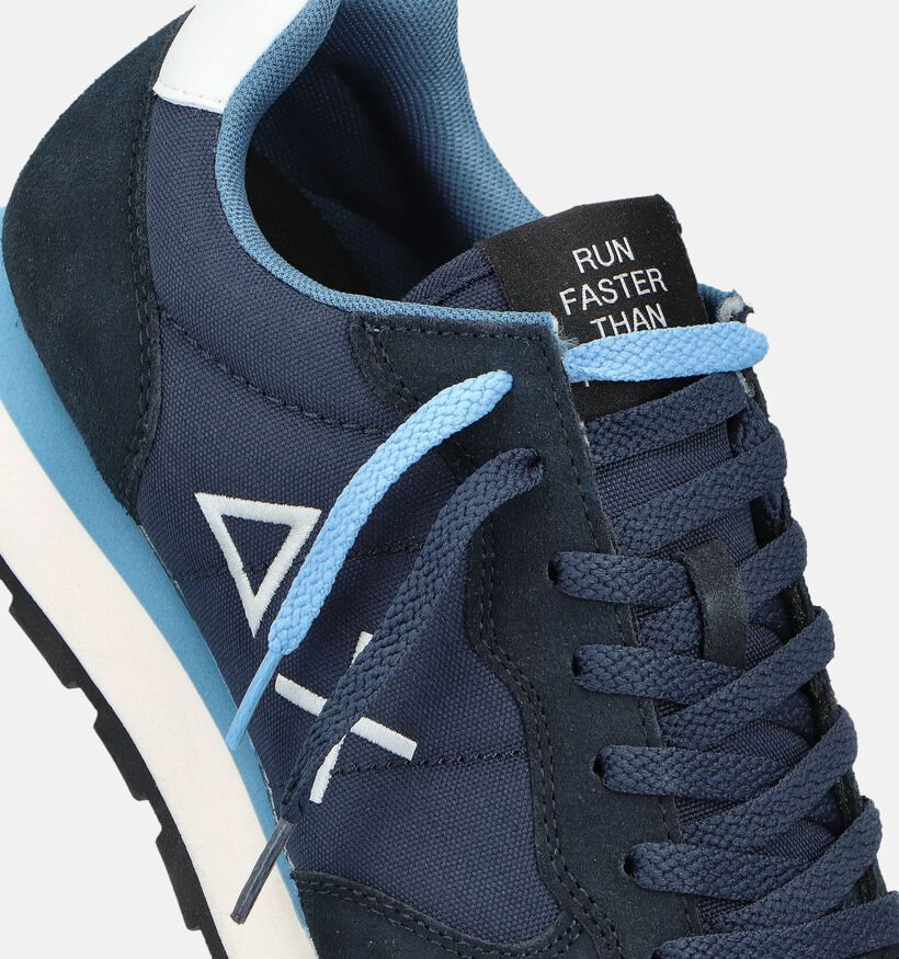 Sun68 Tom Solid Chaussures plates en Bleu pour hommes (361795) - pour semelles orthopédiques