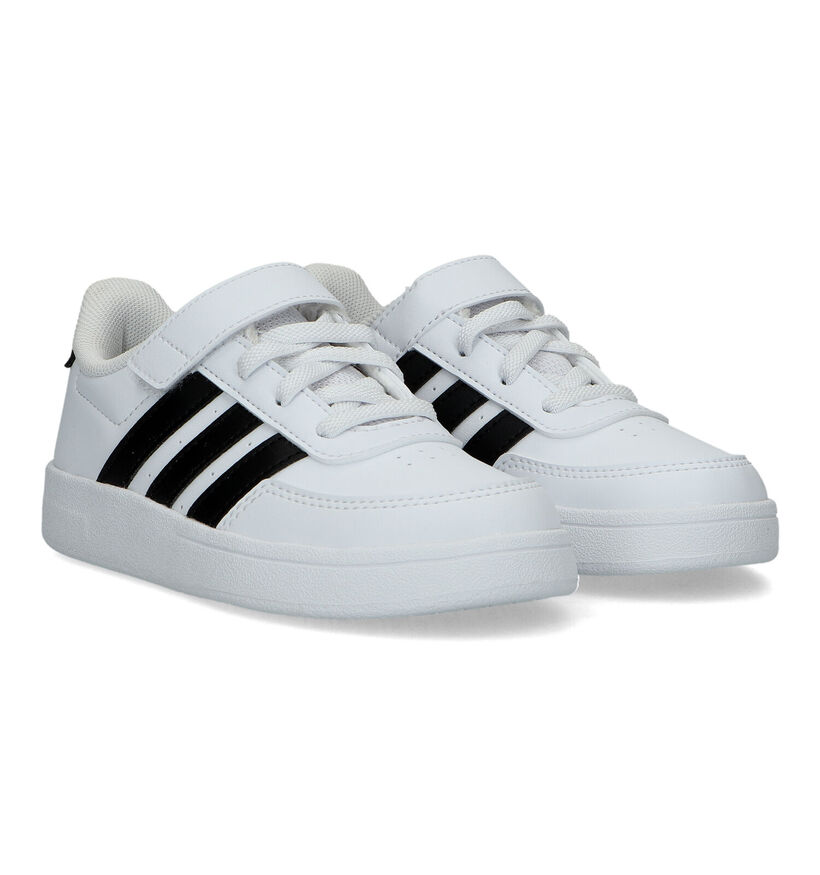 adidas Breaknet 2.0 EL Witte Sneakers voor jongens, meisjes (324134) - geschikt voor steunzolen