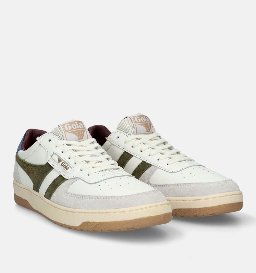 Gola Hawk CLB336 Witte Sneakers voor heren (352804) - geschikt voor steunzolen