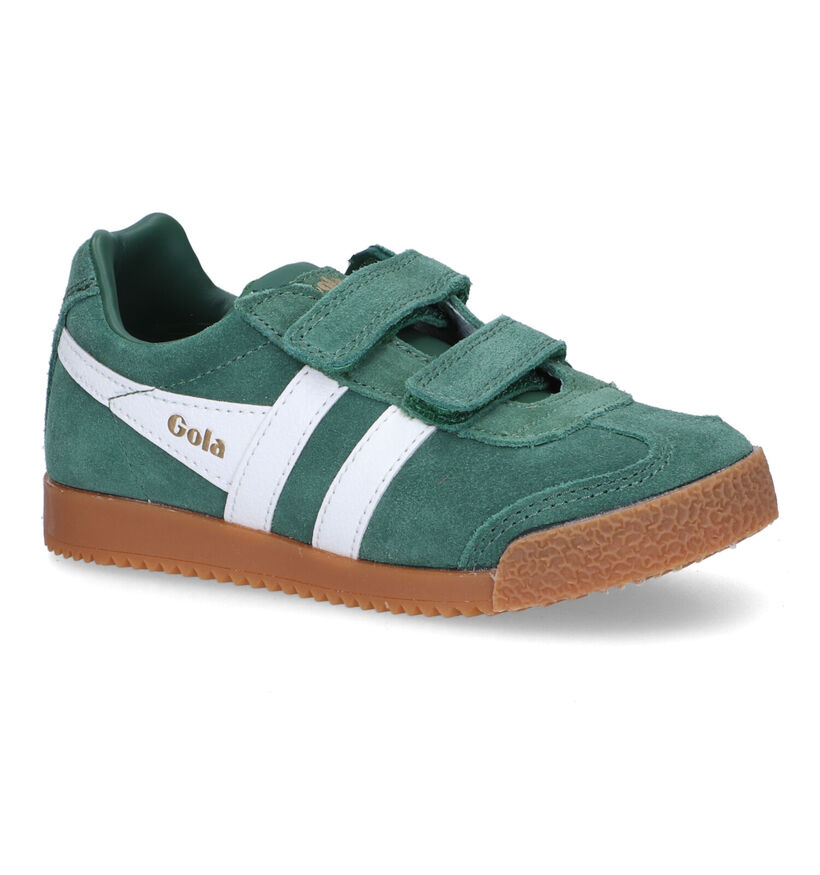 Gola Harrier Strap Baskets en Bleu pour filles, garçons (335822)