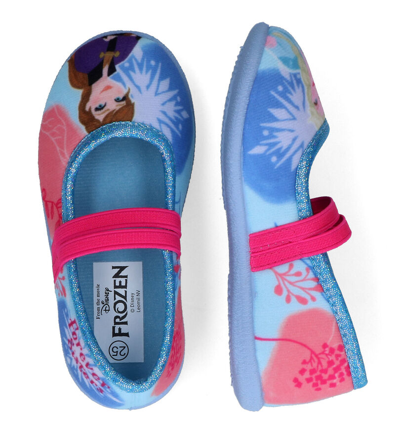 Frozen Pantoufles fermées en Bleu pour filles (313632)