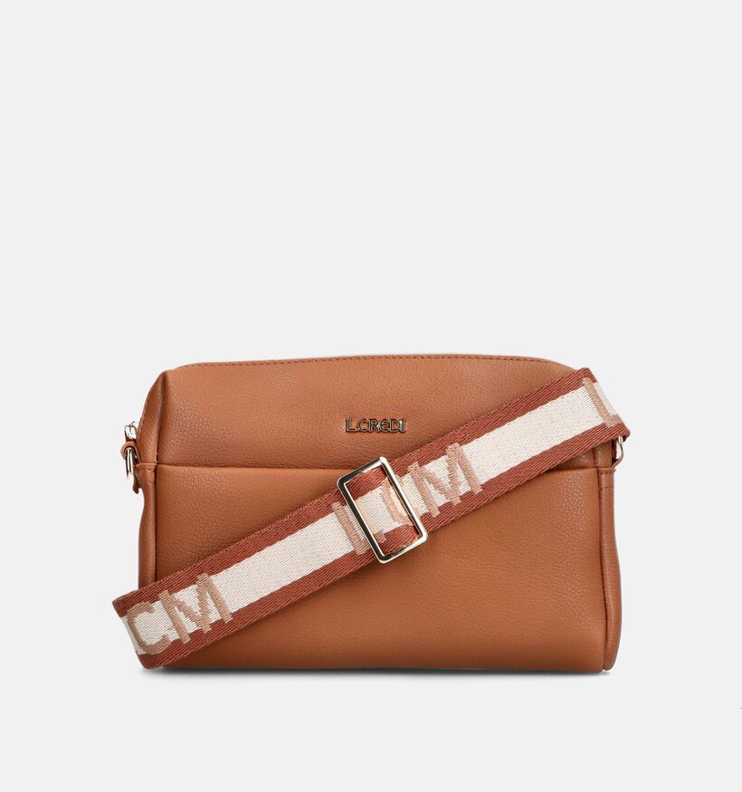 L.Credi Ruby Sac port&eacute; crois&eacute; en Cognac pour femmes (370910)