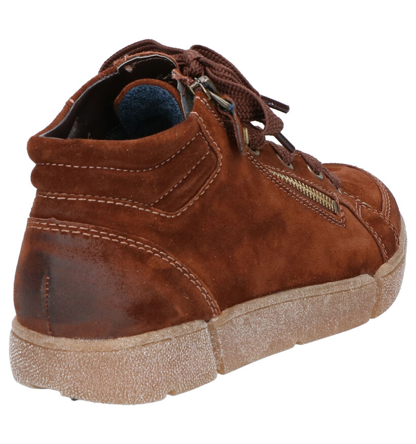 Ara High Soft Bruine Boots in daim (260850)