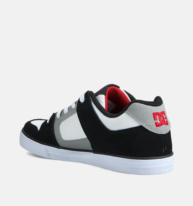 DC Shoes Pure Baskets en Noir/Gris pour garçons (360790) - pour semelles orthopédiques