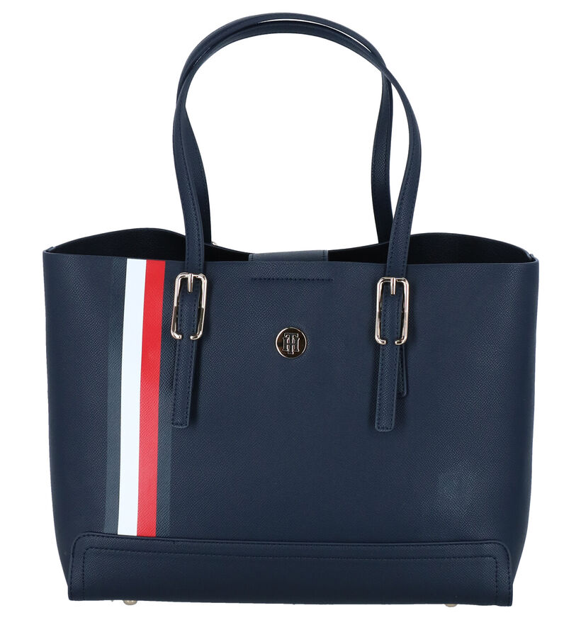 Tommy Hilfiger Honey Blauwe Shopper Tas in kunstleer (285784)