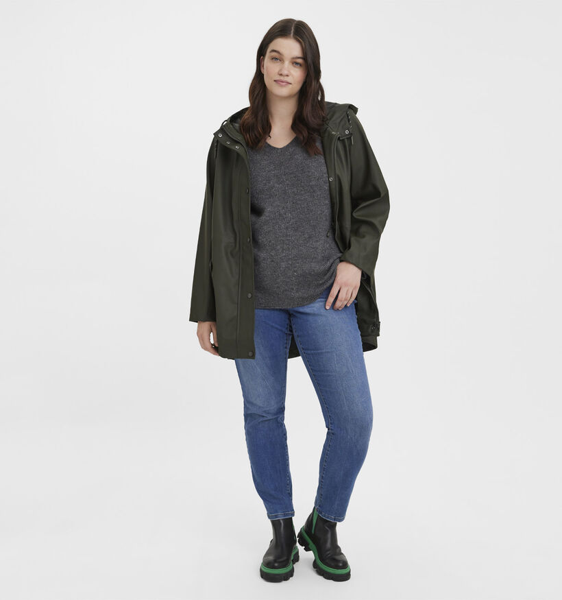 Vero Moda Curve Malou Manteau en Vert pour femmes (362608)