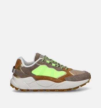Scotch & Soda Sneakers Beige/Cognac/Rood
