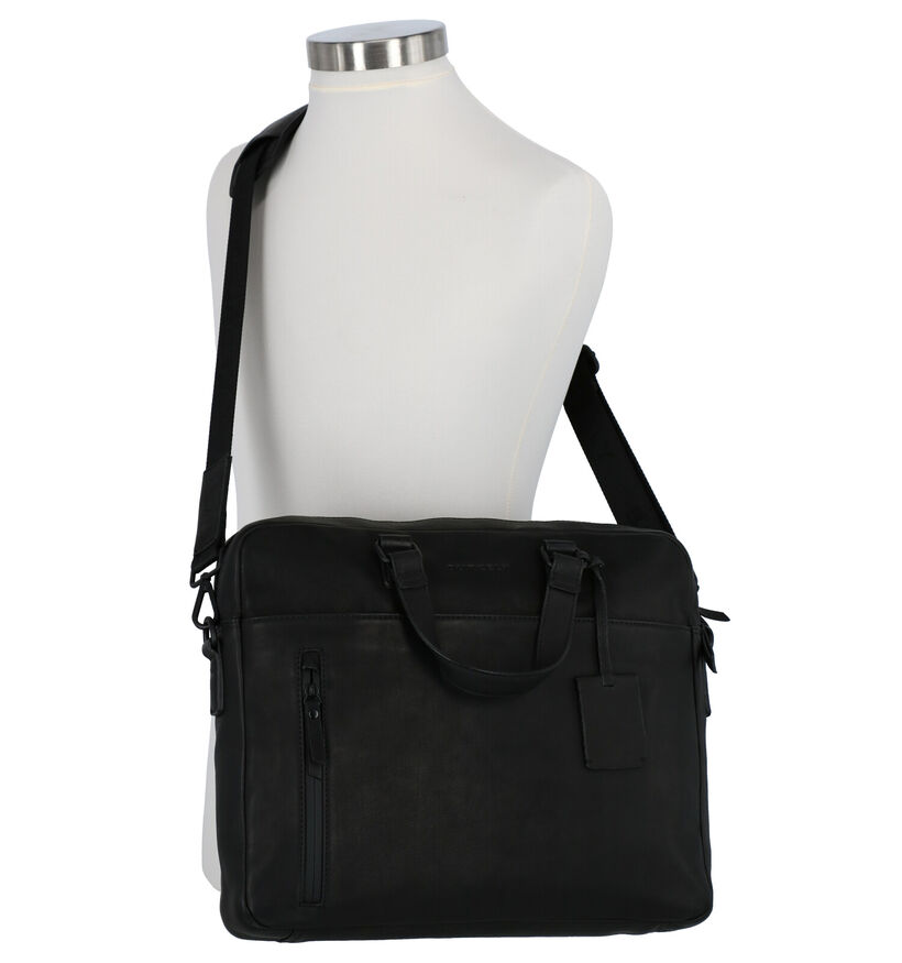 Burkely Rain Riley Sac Professionnel en Noir en cuir (260980)