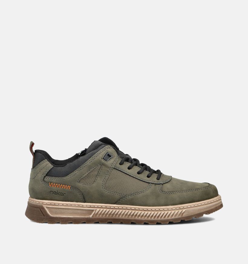 Rieker Baskets en Vert kaki pour hommes (360461)