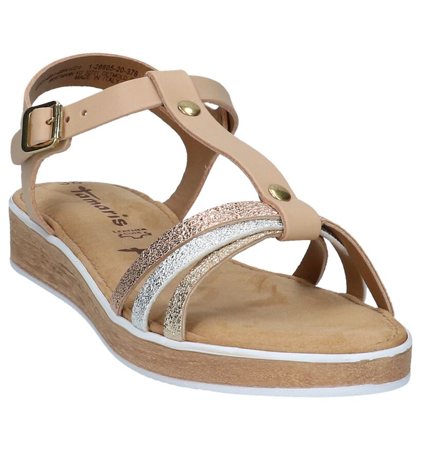 Tamaris Beige Sandalen, , pdp