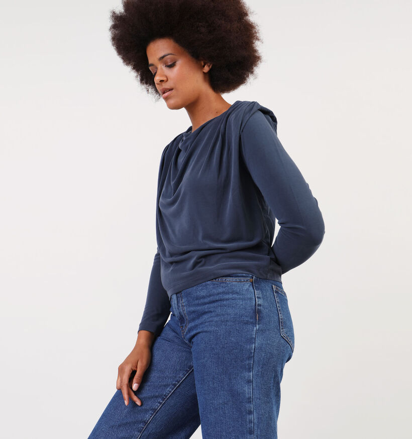 Minus Tasia Blauwe Blouse voor dames (348242)