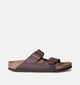 Birkenstock Arizona Donker Bruine Slippers voor heren (213366)