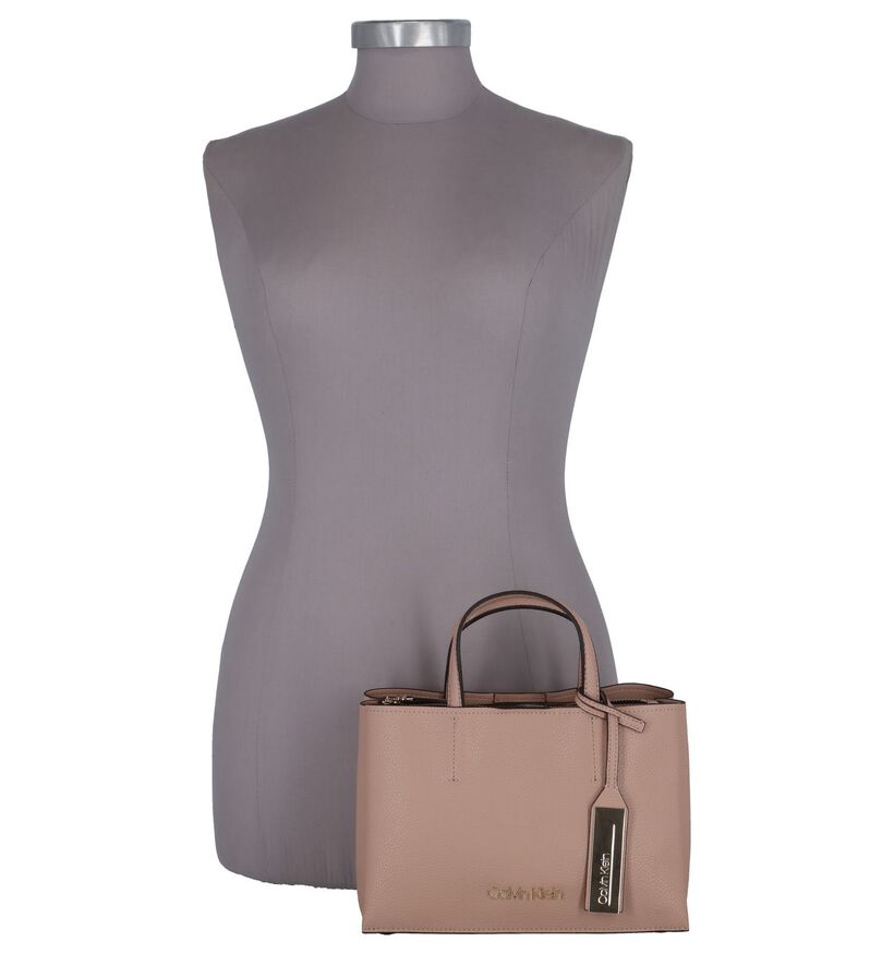 Roze Handtas Calvin Klein Sided Med Tote in kunstleer (257299)