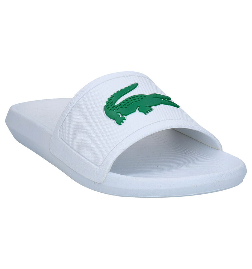 Lacoste Croco Dualiste Claquette de piscine en Noir pour hommes (305645)