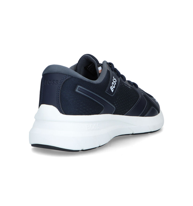 Boss Owen Runn Baskets en Bleu pour hommes (325666) - pour semelles orthopédiques