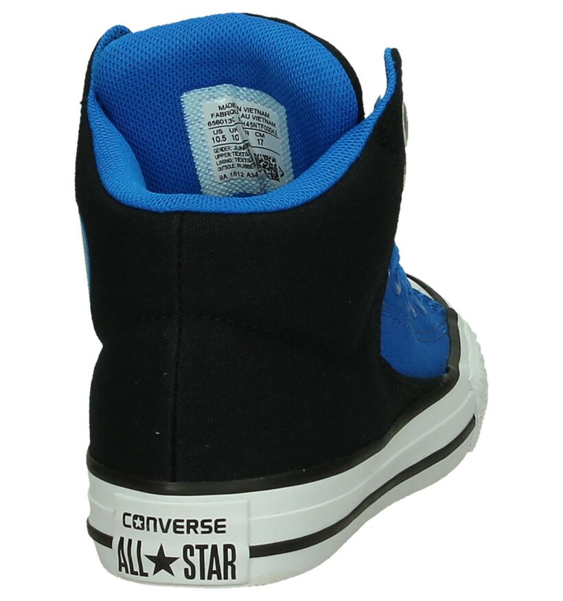 Converse Chuck Taylor All Star High Street Blauwe Sneakers in stof (191263)