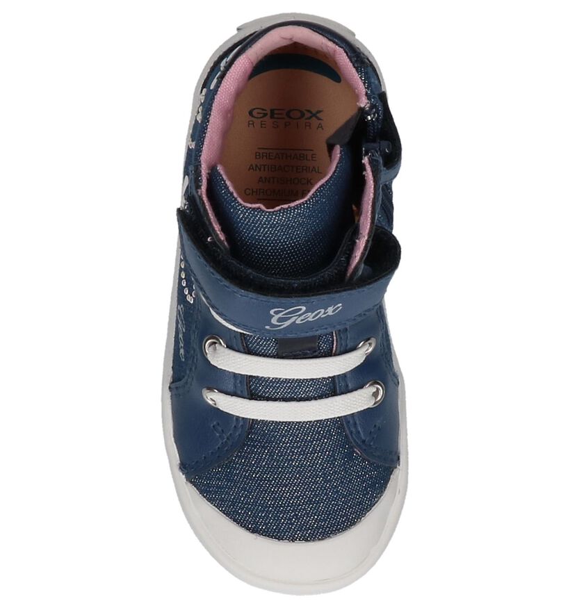 Geox Chaussures hautes en Bleu en textile (210511)