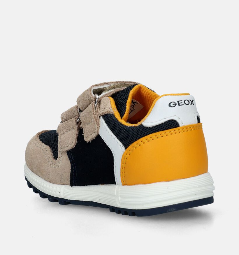 Geox Alben Chaussures à velcro en Bleu pour garçons (335766) - pour semelles orthopédiques