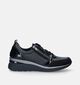 Remonte Zwarte Sneakers met sleehak voor dames (344435) - geschikt voor steunzolen