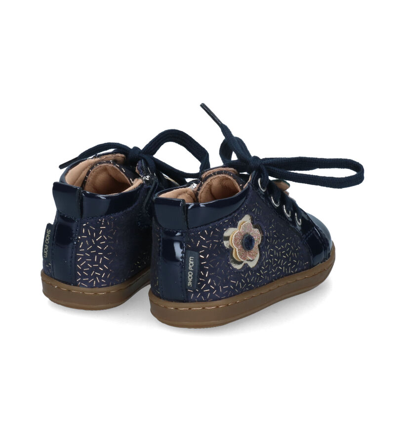 Shoo Pom Bouba Flofo Blauwe Bottines in nubuck (314438)