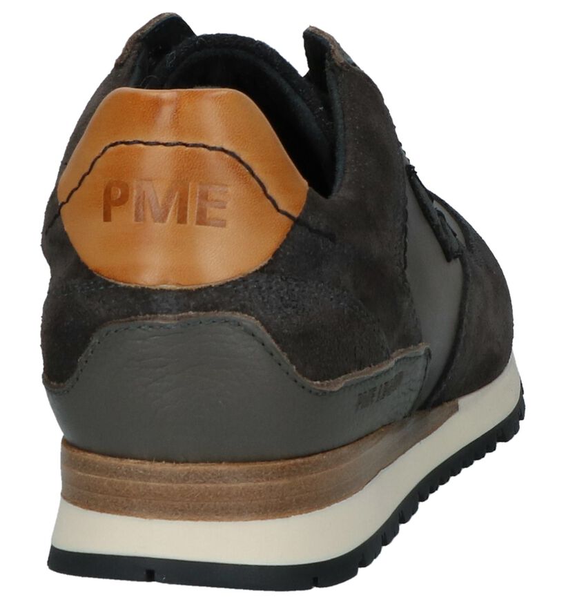 PME Legend Chaussures basses en Taupe en cuir (232237)