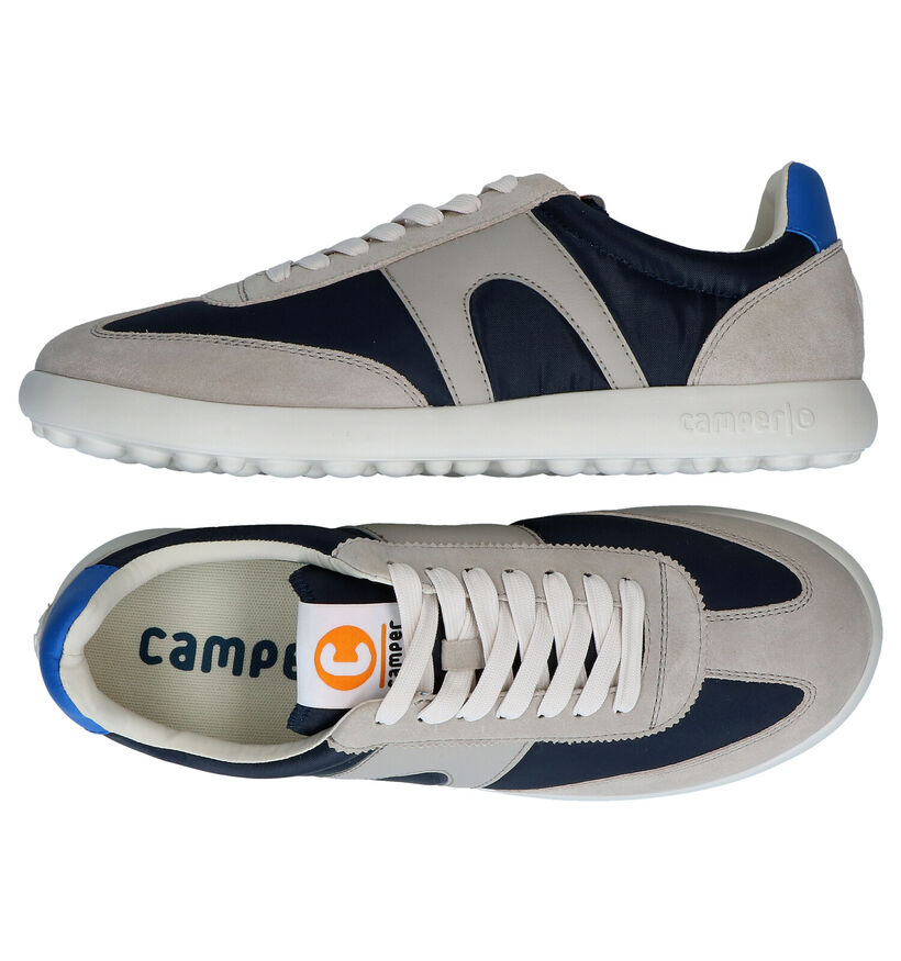 Camper Pelotas Kaki Veterschoenen in nubuck (290257)