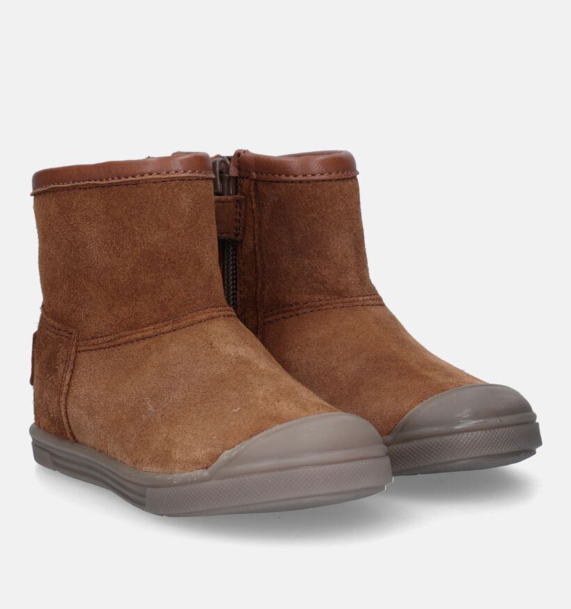 Milo & Mila Boots pour bébé en Cognac pour filles, garçons (329703)