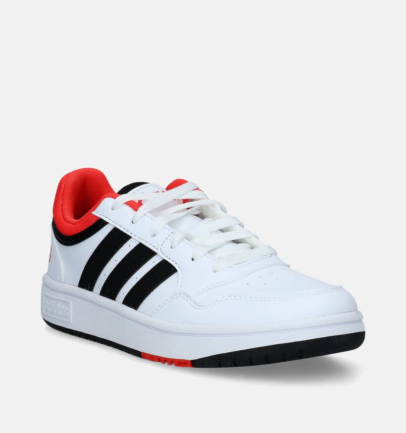 adidas Hoops 3.0 K Witte Sneakers voor jongens, meisjes (334753)