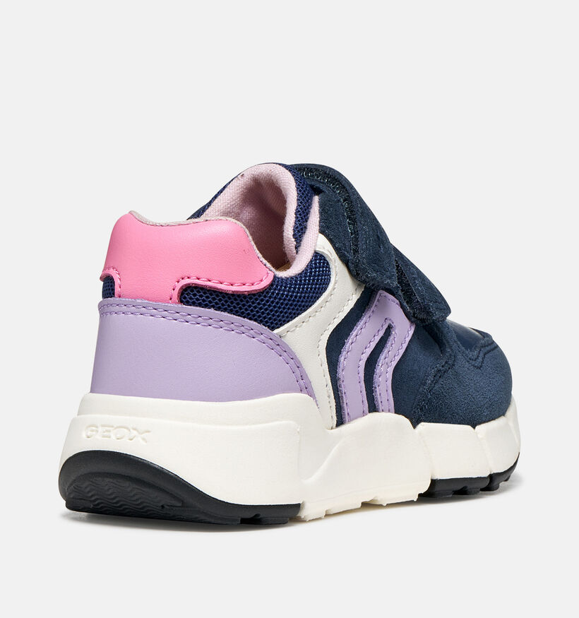 Geox Flexyper Blauwe/Multi Babysneakers voor meisjes (377765)