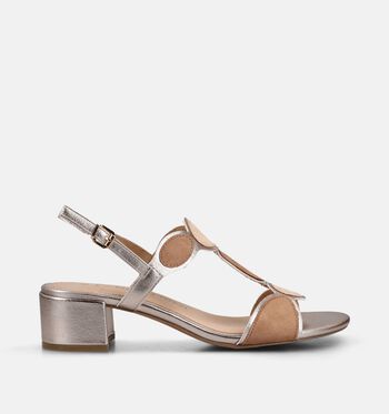 Marco Tozzi Sandales Blanc/Or