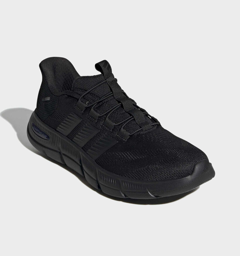 adidas Cloudfoam Flex Slip-on Baskets basses en Noir pour hommes (372570) - pour semelles orthop&eacute;diques