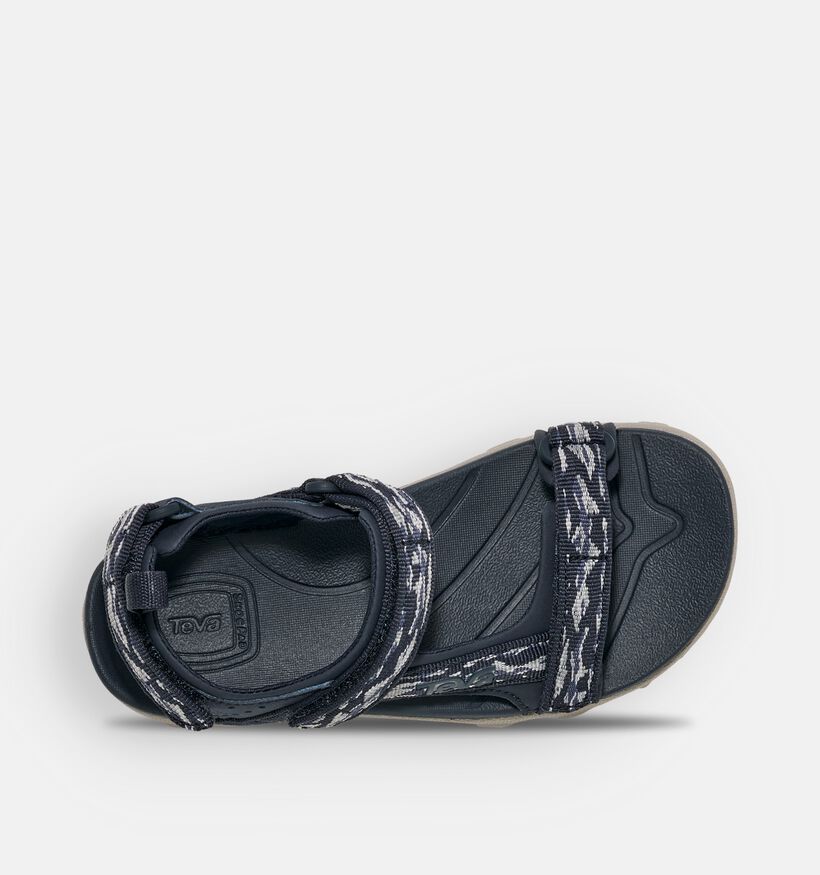 Teva Tanza Sandales de marche en Bleu fonc&eacute;/Gris pour gar&ccedil;ons (370342)