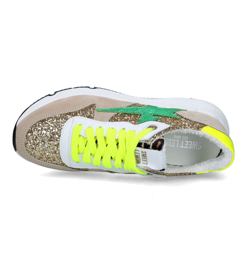 Sweet Lemon Blandina Gouden Sneakers voor dames (326999) - geschikt voor steunzolen