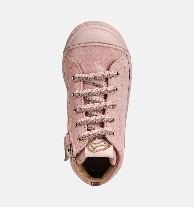 STONES and BONES Merg Roze Hoge Sneakers voor meisjes (362027) - geschikt voor steunzolen