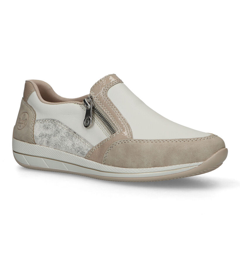 Rieker Beige Instappers in kunstleer (320229)