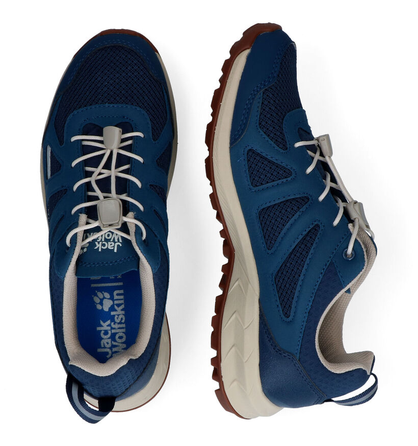 Jack Wolfskin Woodland 2 Vent Chaussures de randonnée en Bleu pour femmes (302181) - pour semelles orthopédiques