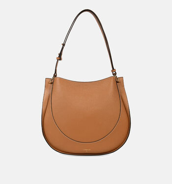 Schoudertas cognac