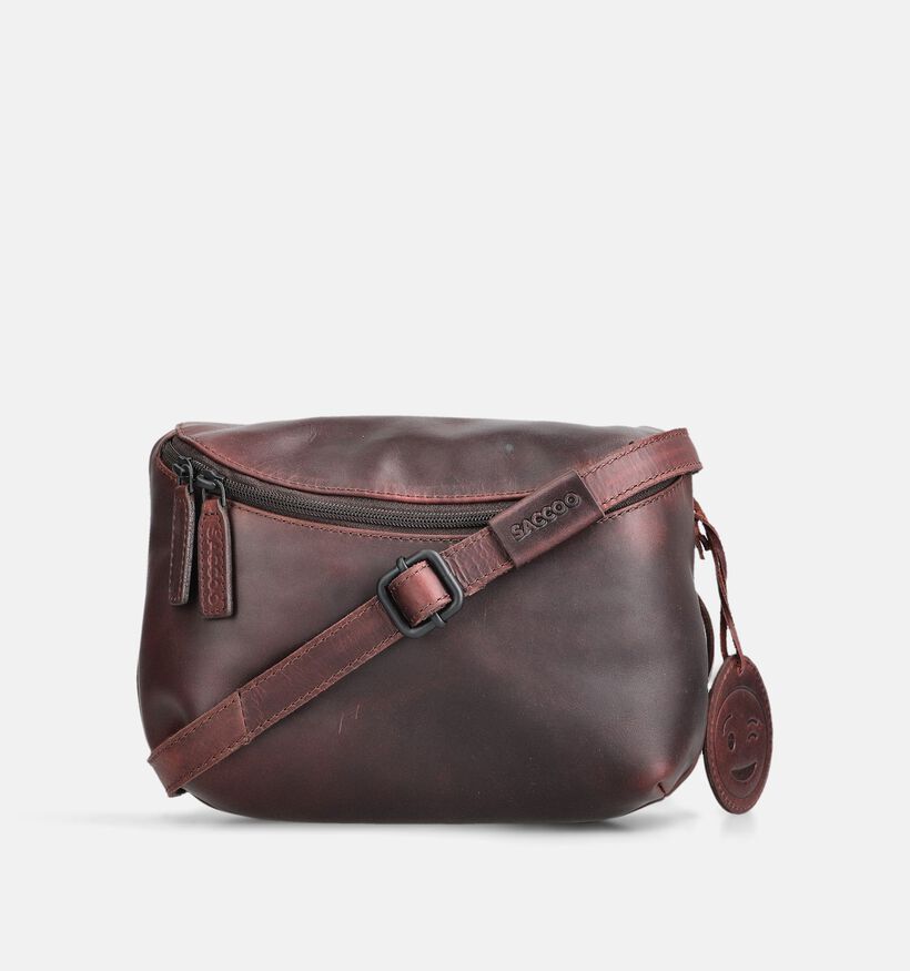 Saccoo Grazie Donkerbruine Crossbody Tas voor dames (375160)