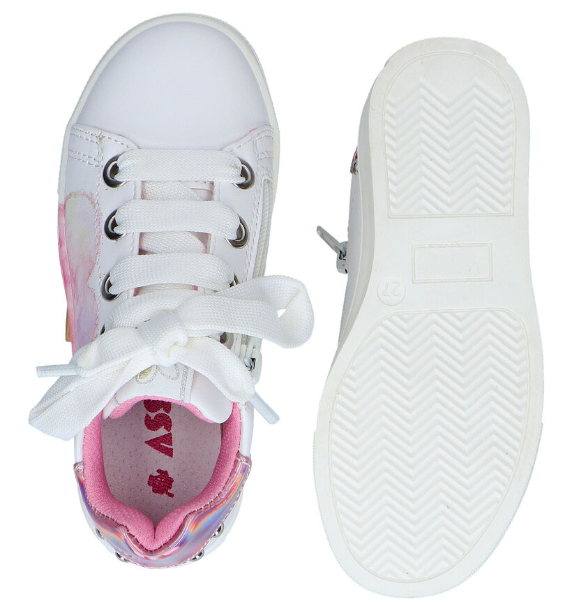 Asso Witte Sneakers in kunstleer (289330)